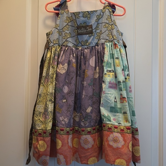 Matilda Jane Broadway Knot Character Counts Sleeveless Dress- size 6 - Picture 5 of 8